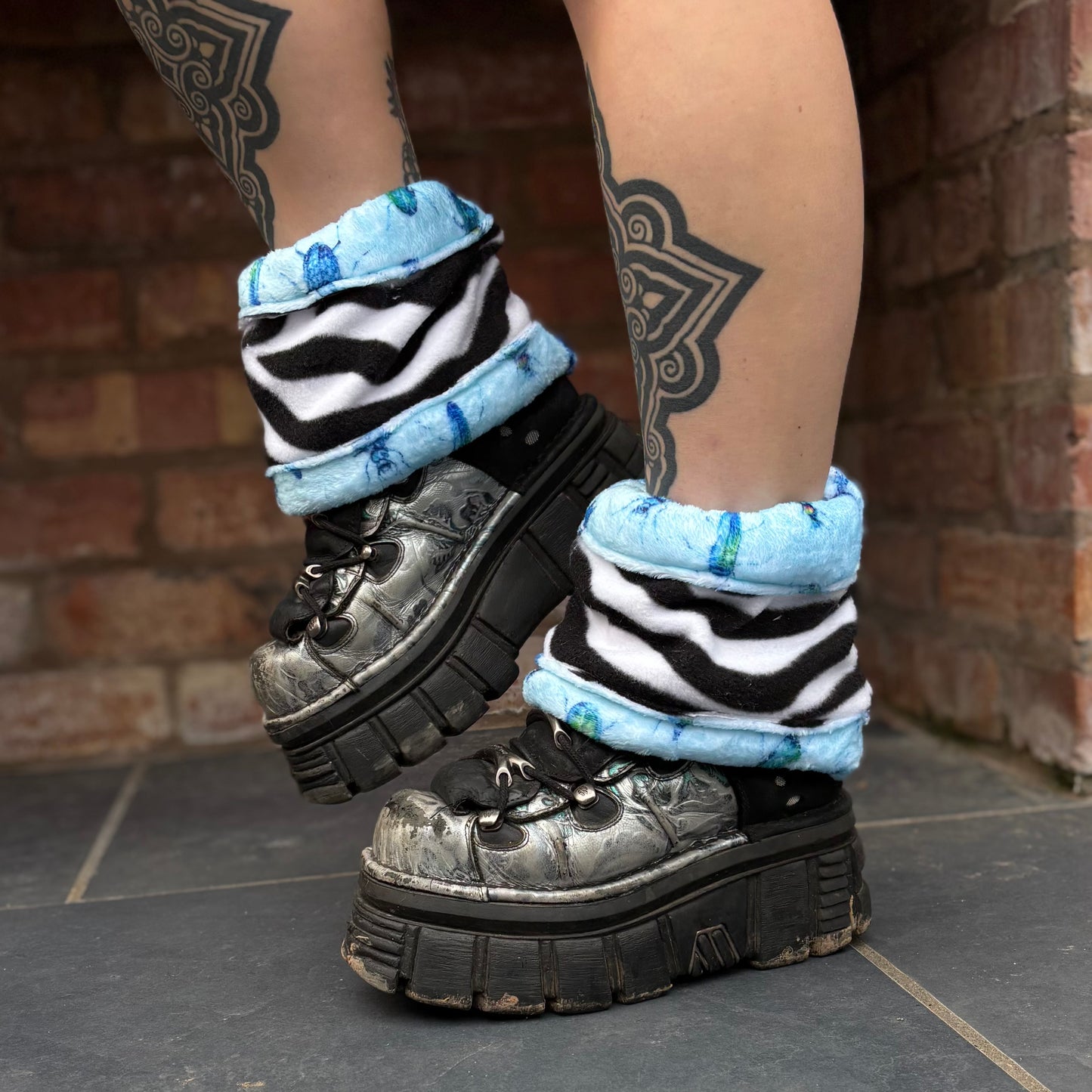 'Buggin' You Out' Reversible Boot Cuffs