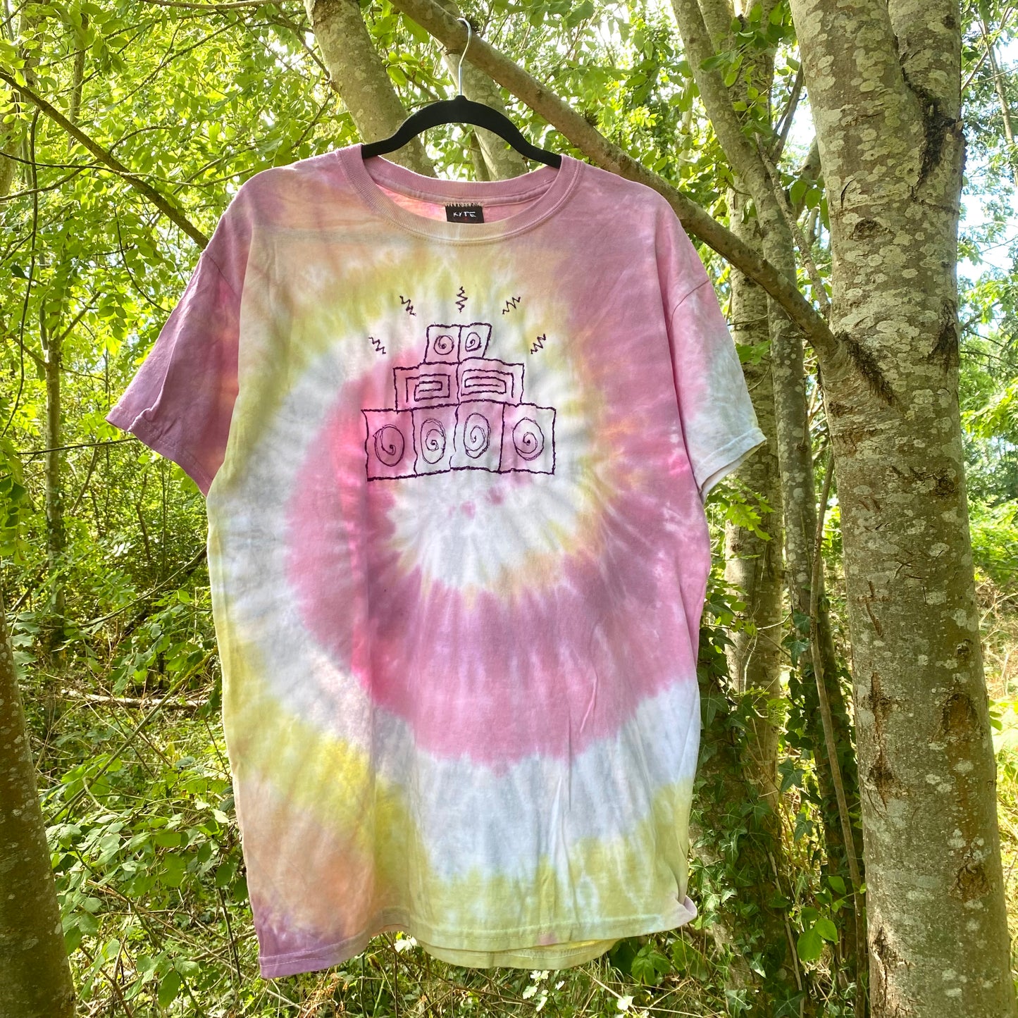 Purple Tie Dye Sound System T-Shirt