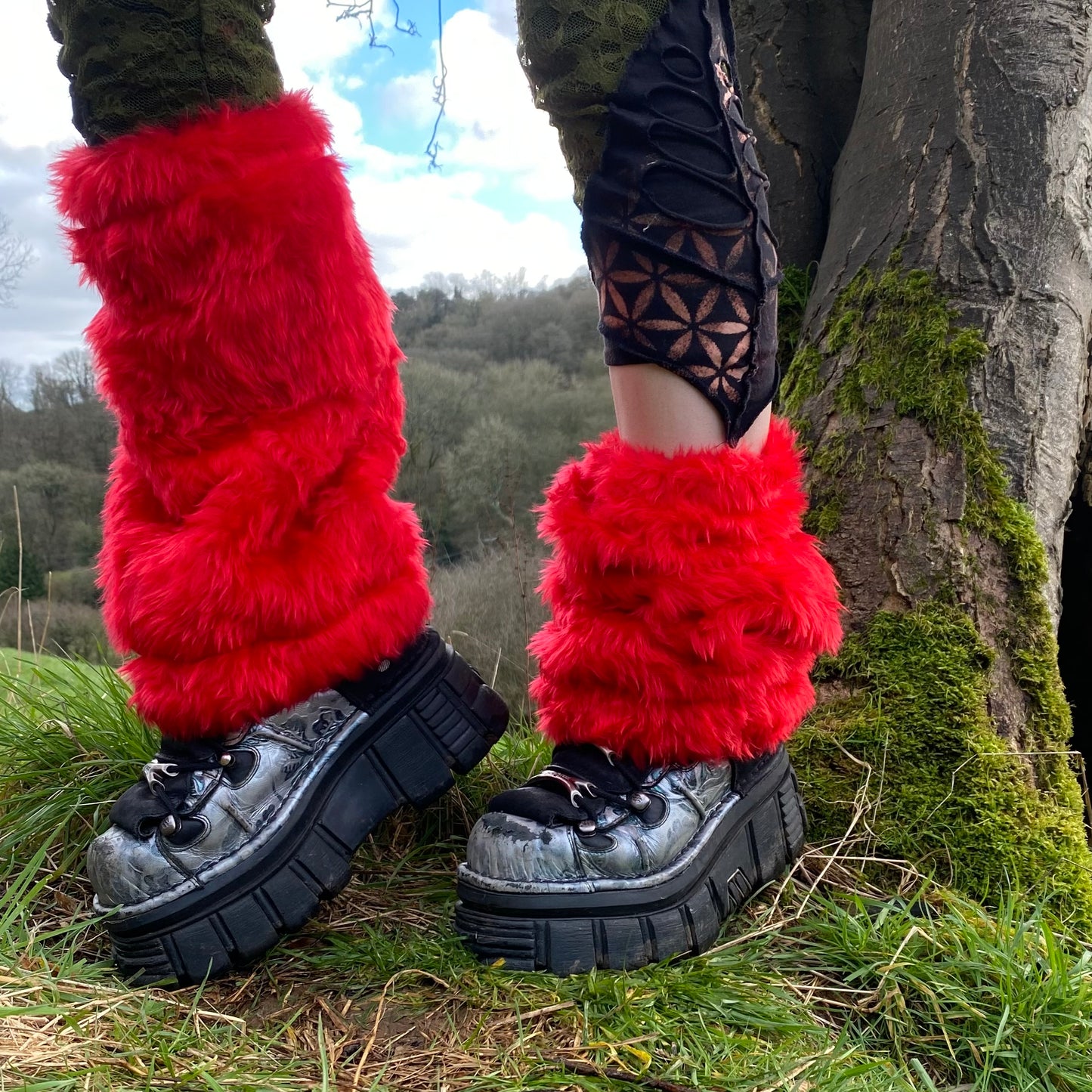 Red Leg Warmers