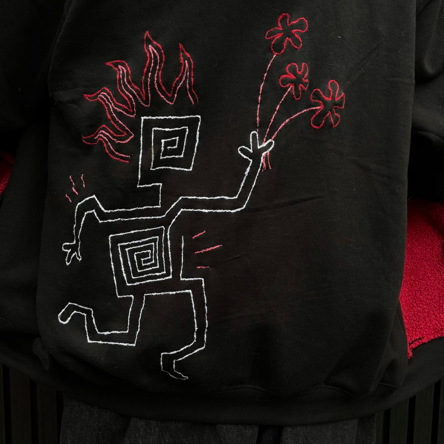 'I Ran To Bring You Flowers' Zip Up