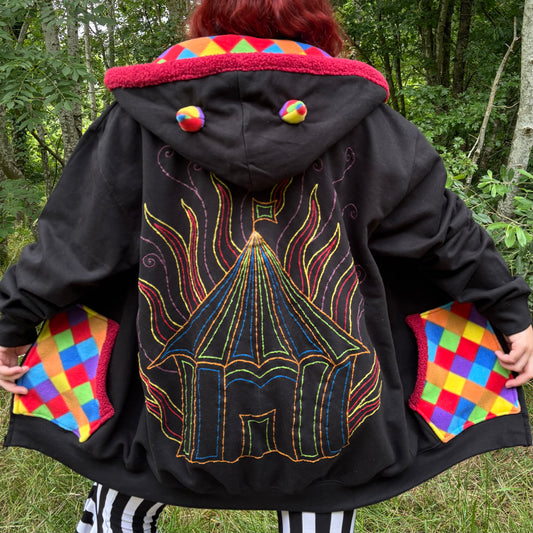Pyro Circus Zip Up (Harlequin)