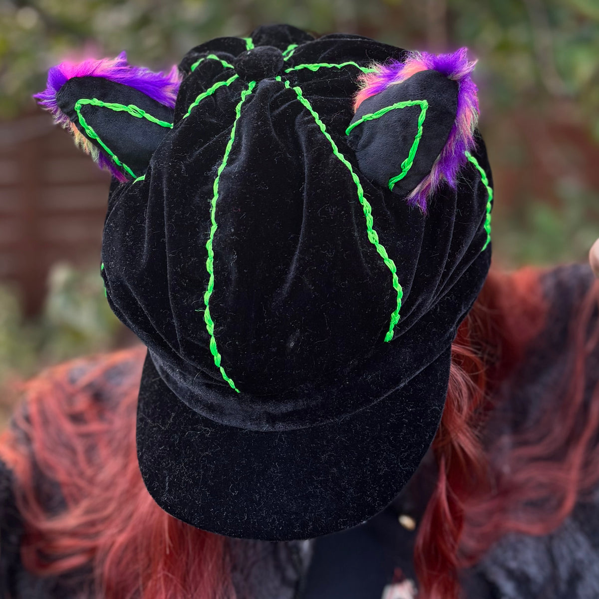 Radioactive Kitty Baker Boy Hat