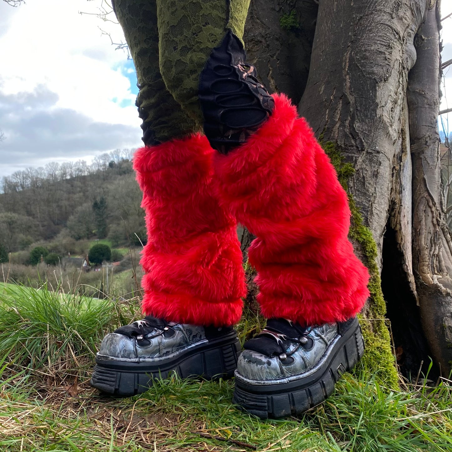 Red Leg Warmers