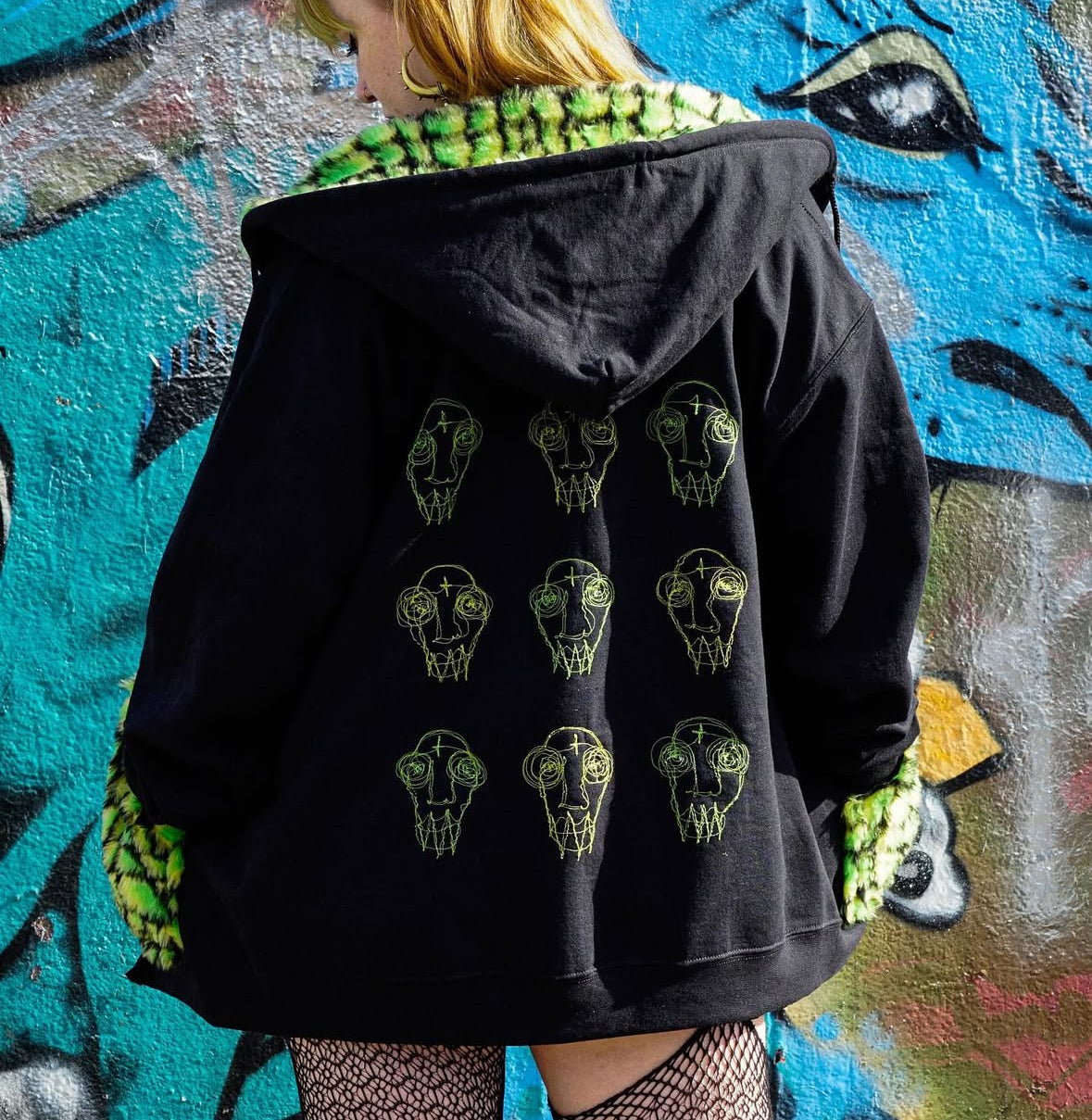 Skulls Hoodie or Zip Up