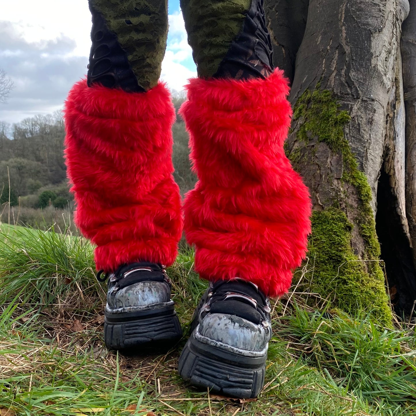 Red Leg Warmers