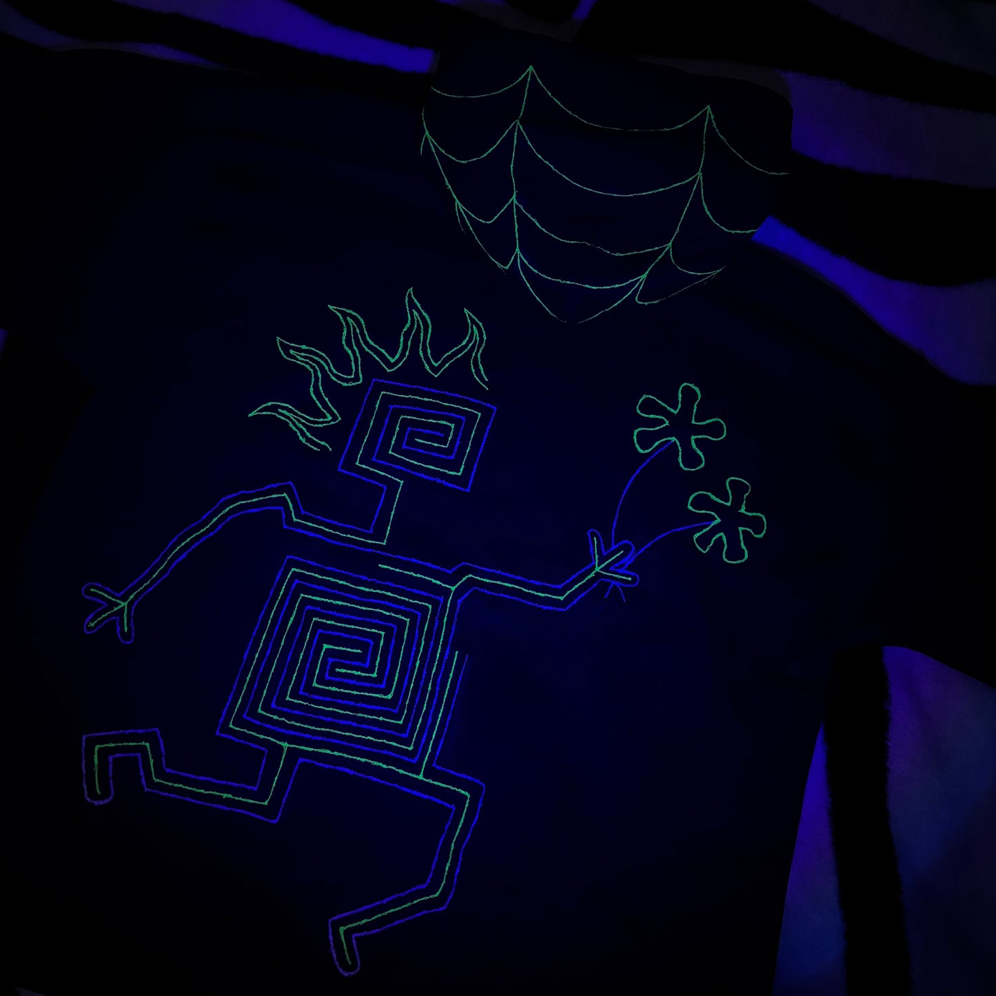 'I Ran To Bring You Flowers' UV Hoodie