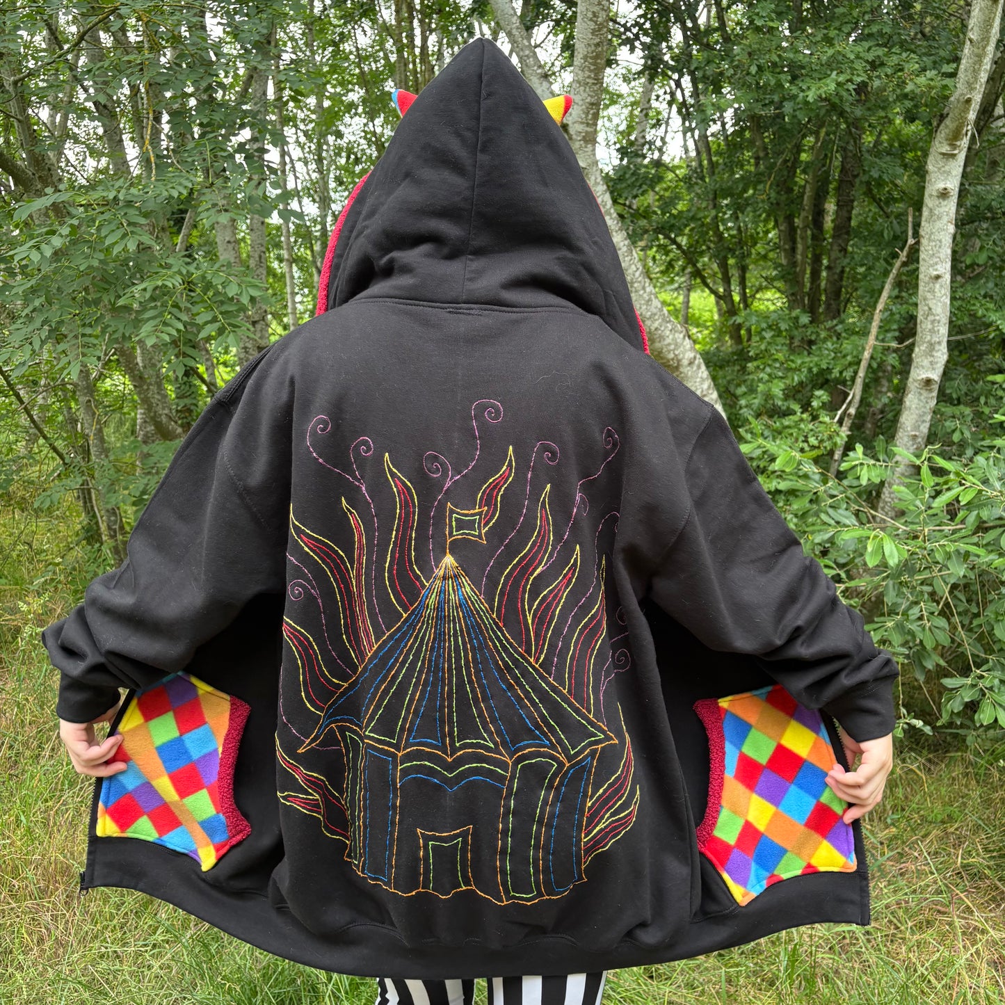 Pyro Circus Zip Up (Harlequin)