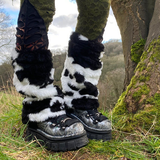 Mid-Length Cow Leg Warmers
