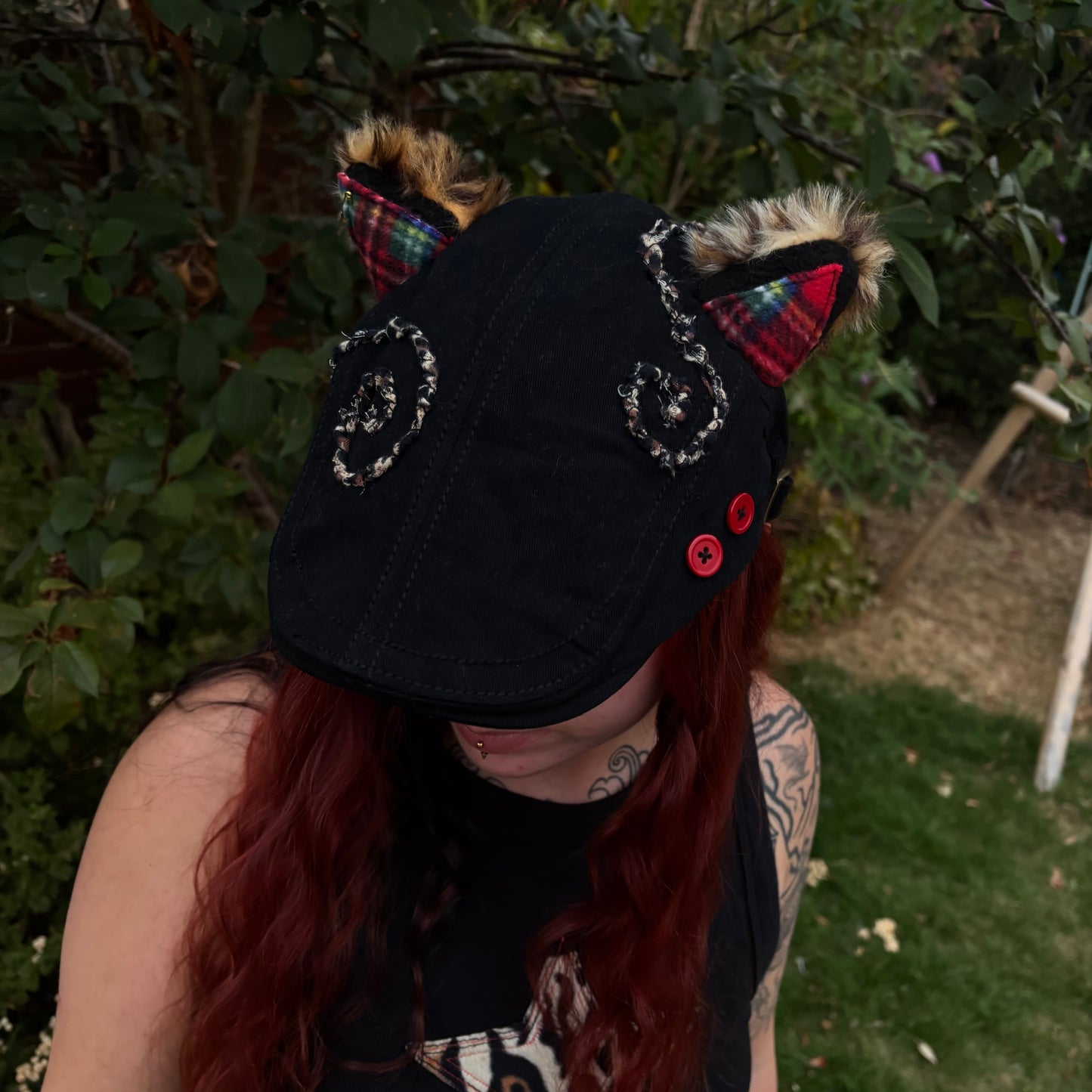 Leopard Swirl Flat Cap