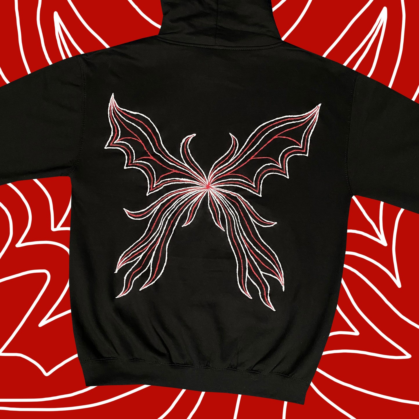 Tribal Wings Hoodie or Zip Up