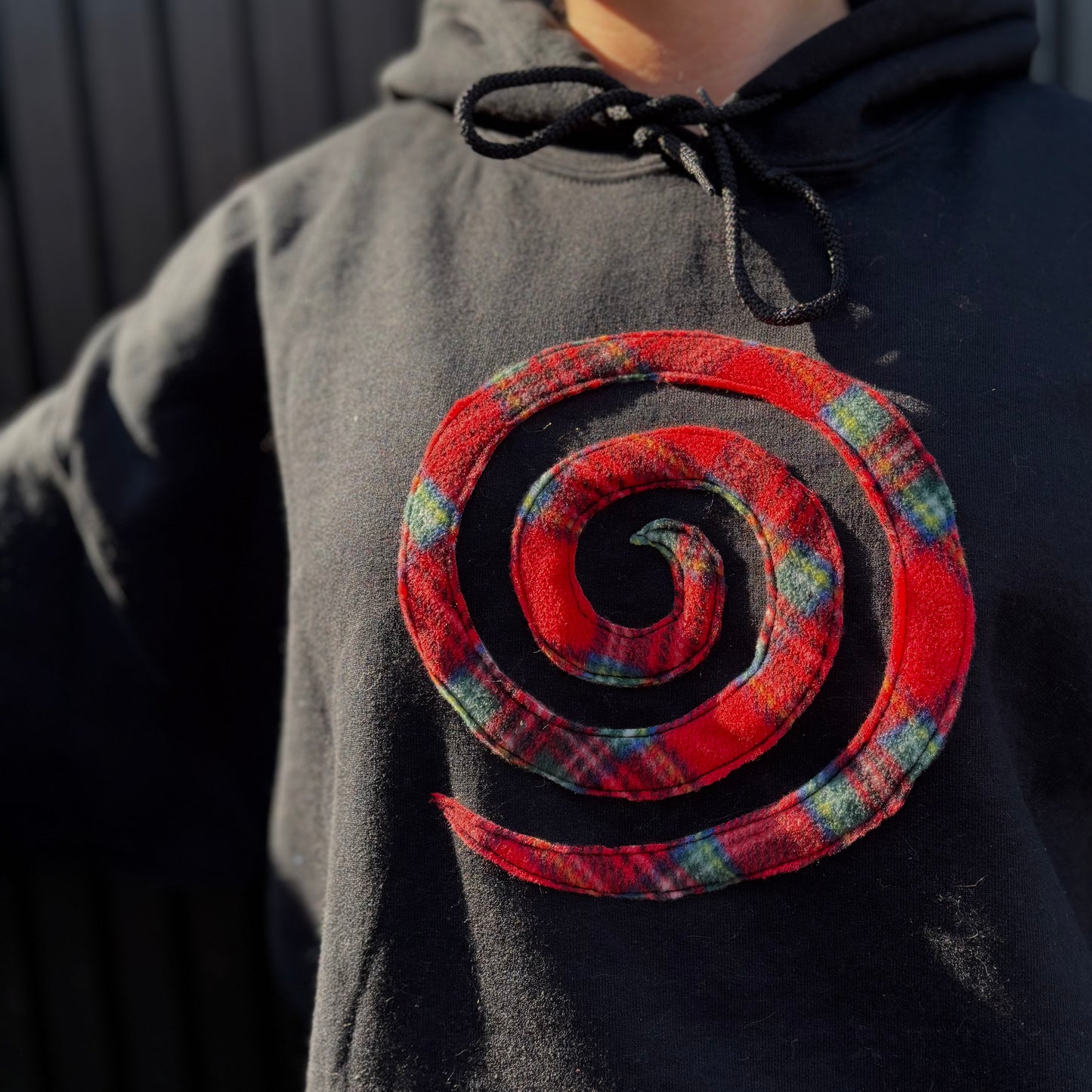 Tartan Swirl Hoodie