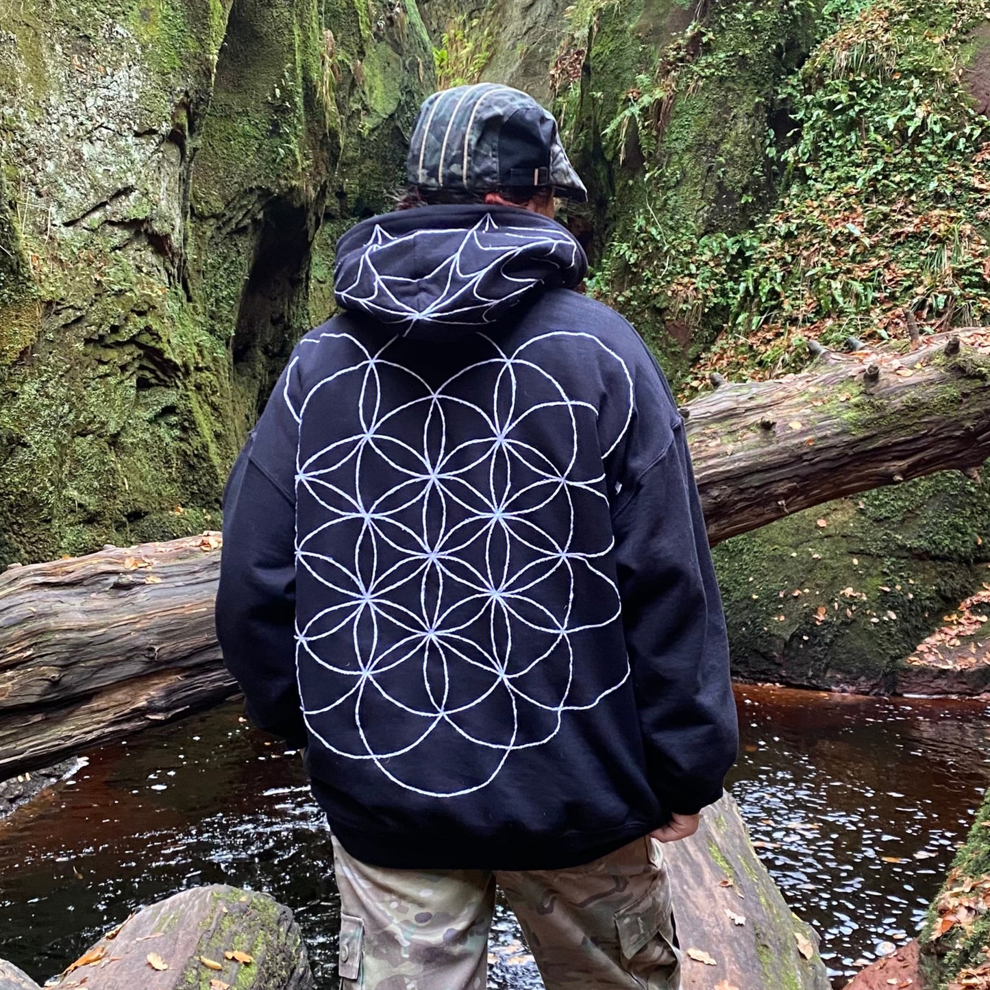 Flower Of Life Hoodie or Zip Up