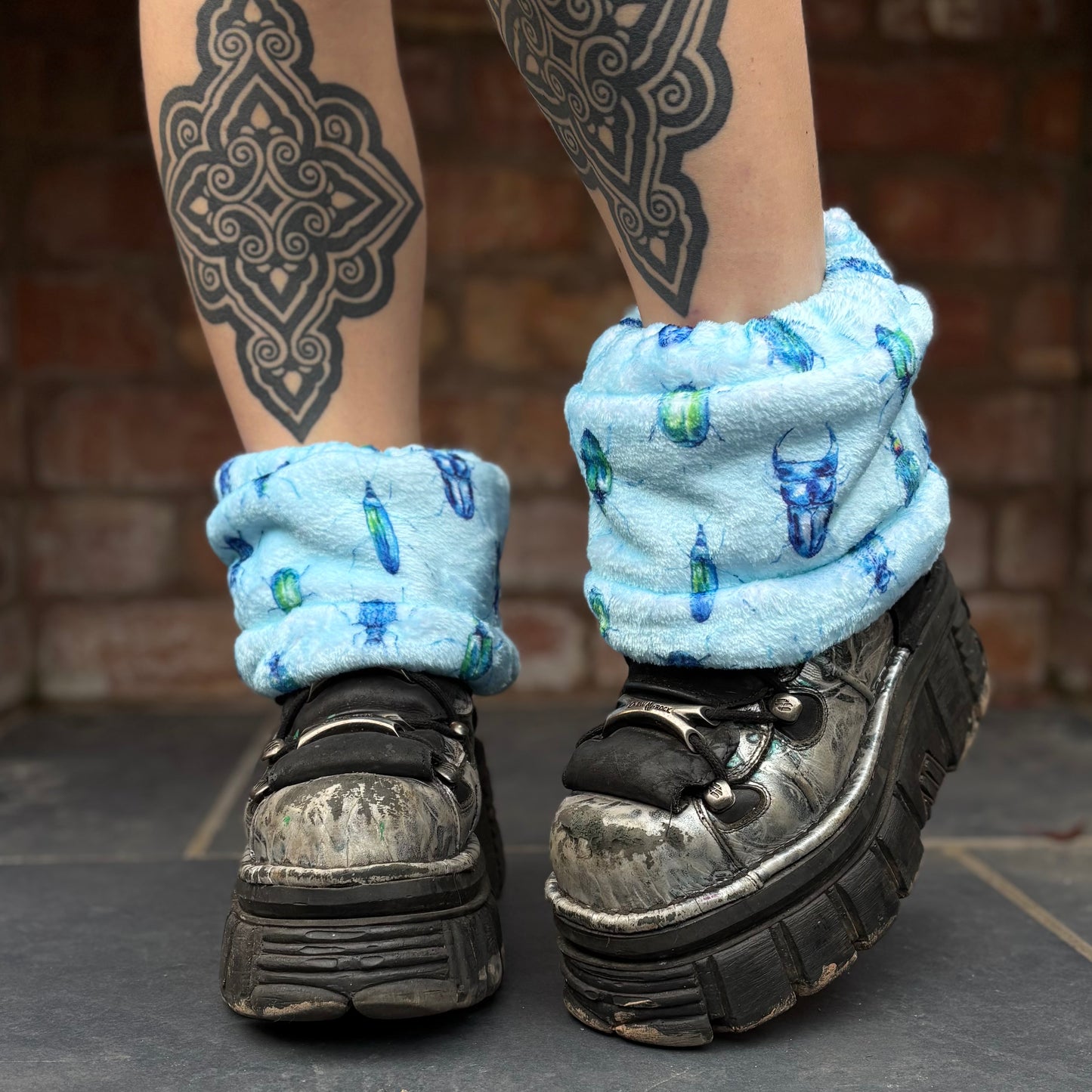 'Buggin' You Out' Reversible Boot Cuffs